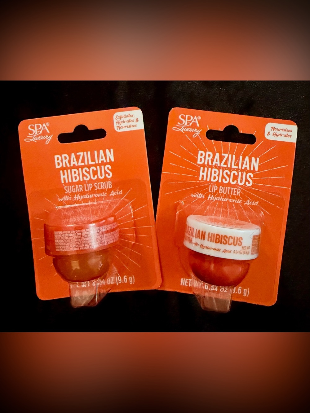 Brazilian Hibiscus Lip Butter & Sugar Scrub Duo -